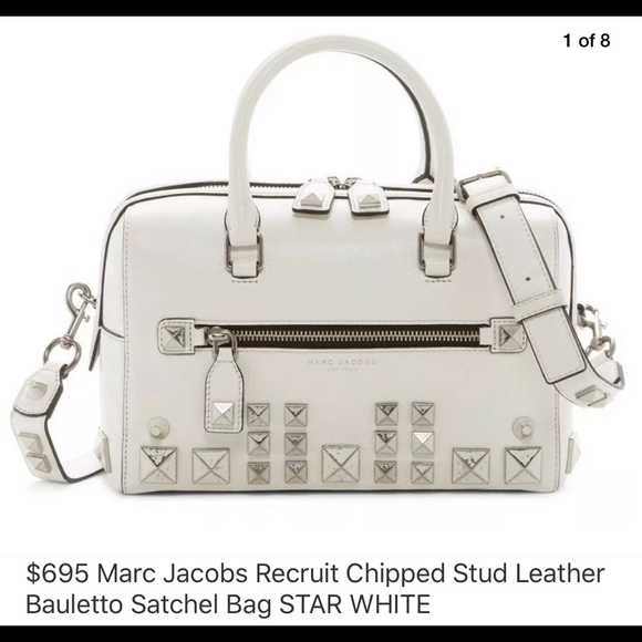 Marc Jacobs Handbags - Marc Jacobs chipped studded leather bauletto bag